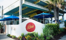 Mimosas and brunch at Rita's Seaside Grille